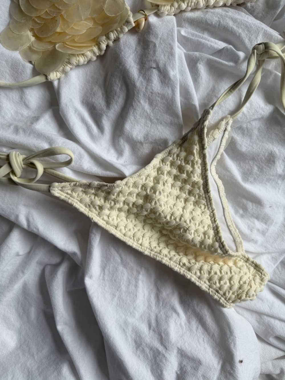Delicate Cream She’ll Triangle Bikini - Picture 6 of 7
